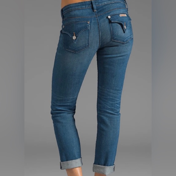 Women’s Hudson Jeans Bacara Cropped Straight Cuffed Size 26 - Picture 2 of 8